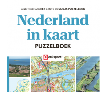 Denksport Nederland in Kaart Puzzelboek