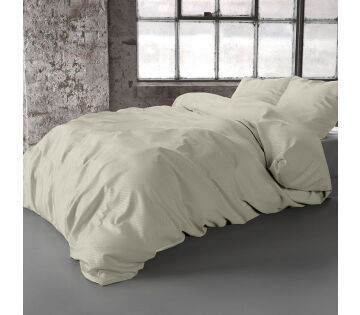 Deze Zensation Dallas Dekbedovertrekset in crème geeft een rustgevend gevoel aan je slaapkamer.